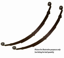 Load image into Gallery viewer, 4 Leaf Eye to Eye Springs Trailer Parts One Pair Black Finish 1100kg per pair