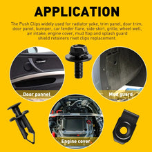 Load image into Gallery viewer, 70PCS Car Push Pin Radiator Grille Bumper Vent Fender Liner Trim Clips Fastners