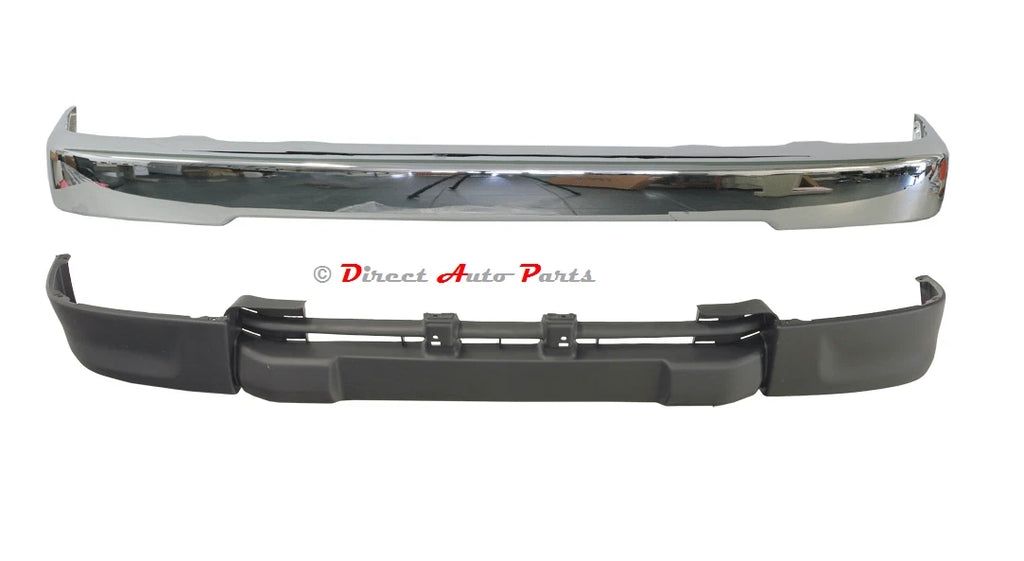 *NEW* FRONT BAR (CHROME) + LOWER APRON SUIT TOYOTA HILUX 4WD LN167/172 1997-2001