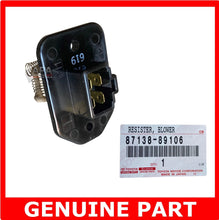 Load image into Gallery viewer, GENUINE Toyota Hilux LN106 LN111 LN130 RN85 Heater Fan Blower Motor Resistor
