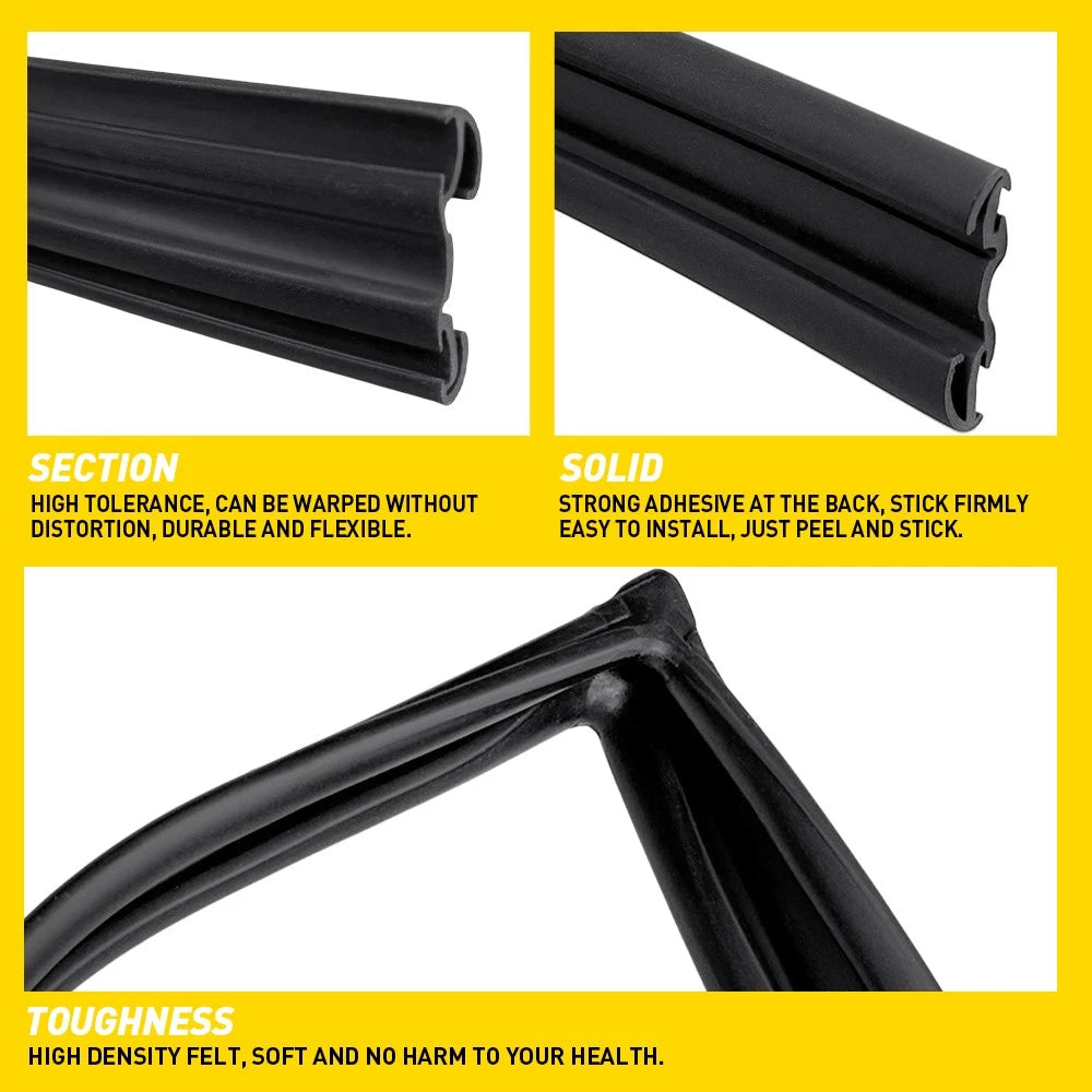 8X Door Window Channel Bailey Rubber Kit For LandCruiser HZJ80 HDJ80 HDJ81 FZJ80