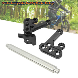 For Sur-Ron Light Bee Foot Peg Bracket Package 7075 AL for Segway Surron FIX MOD