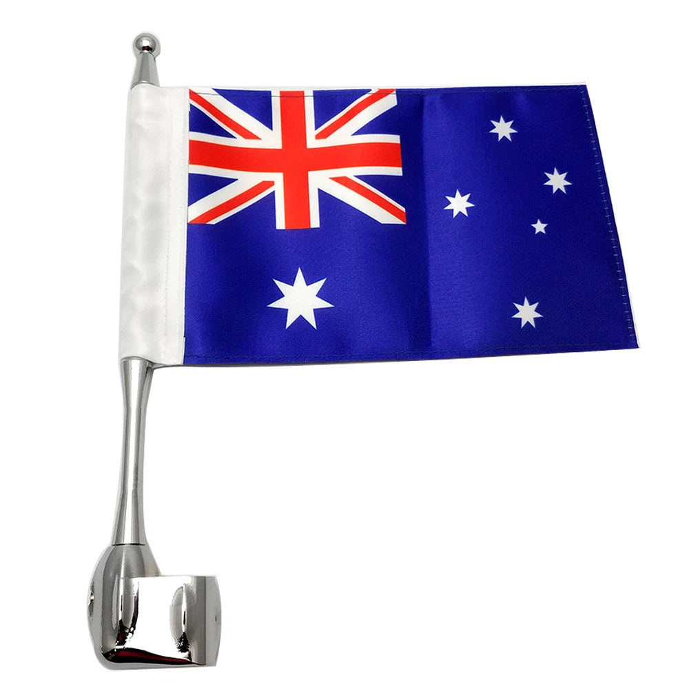 For Honda Goldwing GL1800 Motorcycle Rear Pole AU Australia Flag 2001-2011 ST