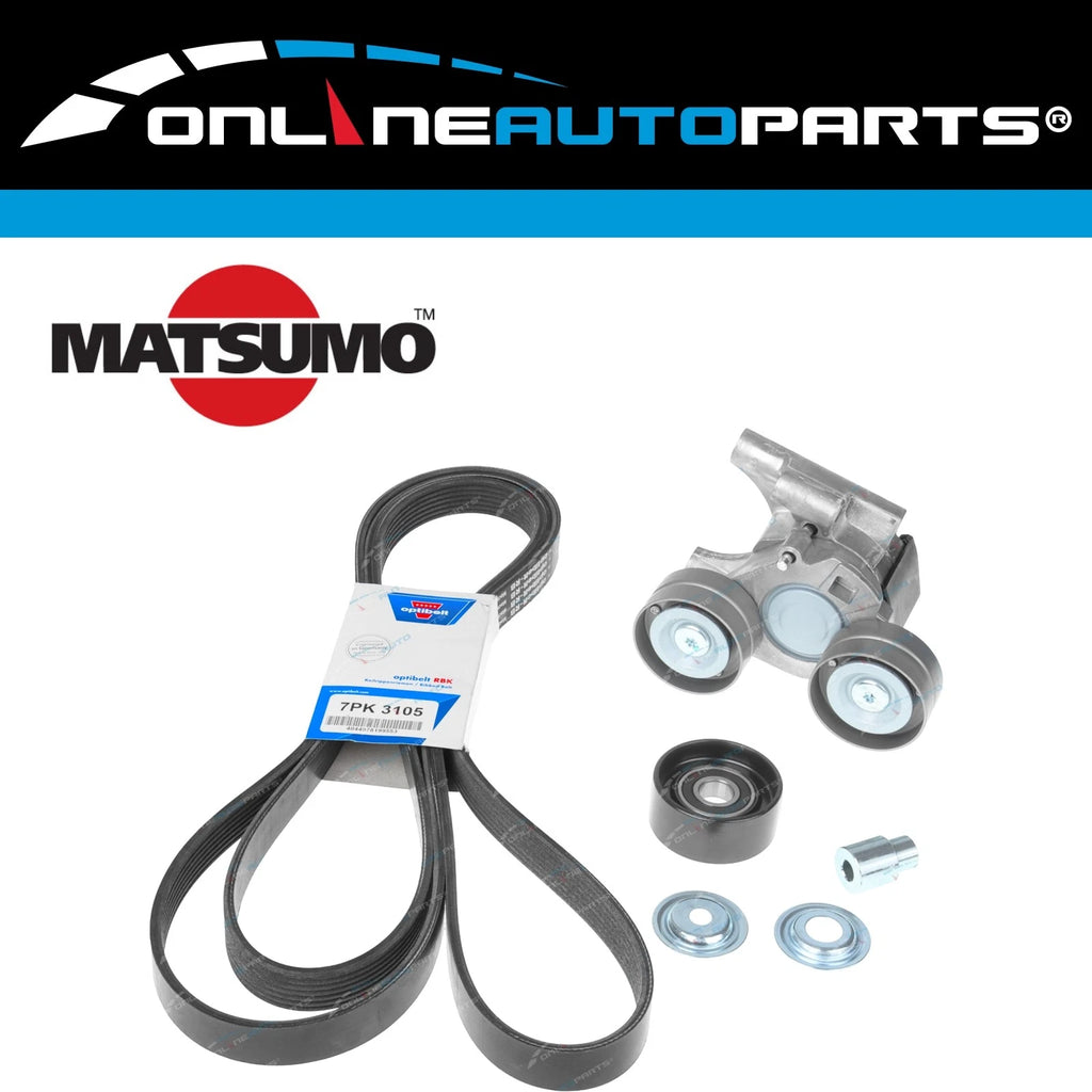Belt, Tensioner & Pulley Kit for Mazda BT50 UP UR 5 cyl 3.2L P5AT 2011~2019
