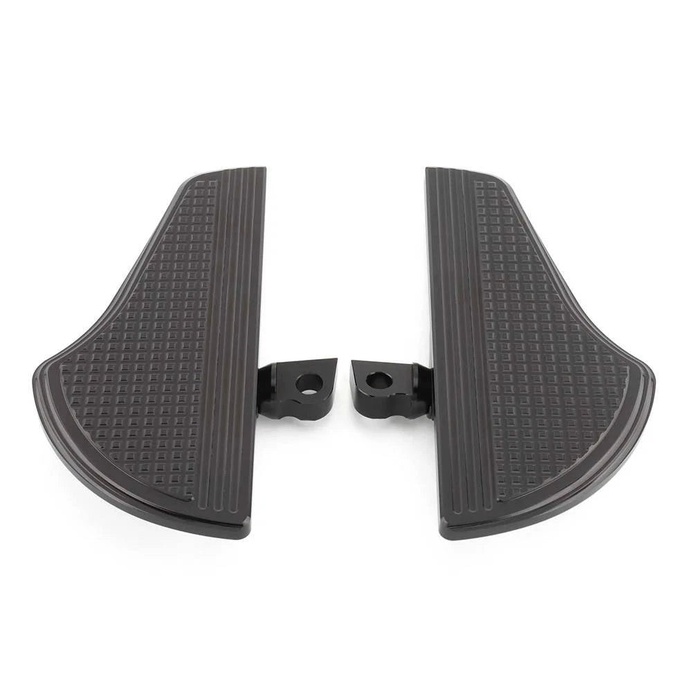 Black Foot Pegs Floorboards For Harley Sportster Touring Road Glide King Softail