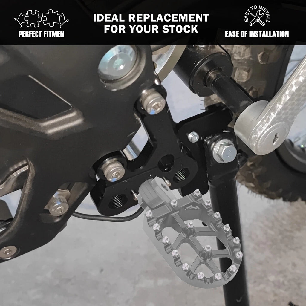 For Sur-Ron Light Bee Foot Peg Bracket Package 7075 AL for Segway Surron FIX MOD