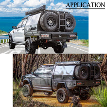 Load image into Gallery viewer, Heavy Duty Aluminium Ute Toolbox Canopy Spare Wheel Carrier /Holder 5mm thick AU