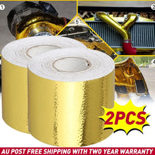 Load image into Gallery viewer, 2X 10M High Visibility Safety Vinyl DIY Heat-transfer Iron Reflective on Tape AU