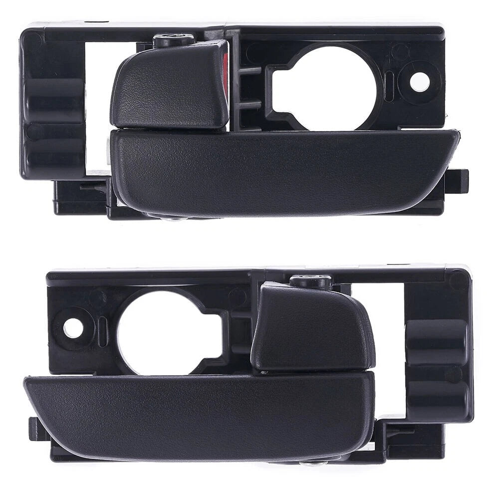 Set of 2 Front Left & Right Black Inner Door Handle for Hyundai Accent MC 05-09