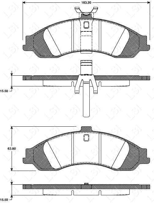 Full Set F+R Bendix Brake Pads + Disc Rotors for Commodore VT VX VY VZ