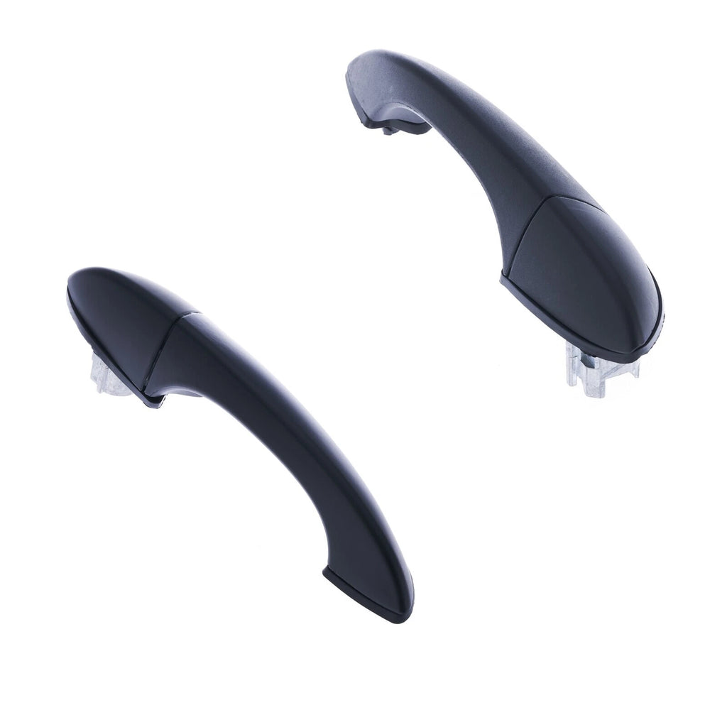 Door Handle Outer for BMW X5 E53 00-07 Set of 2 Black REAR LH+RH