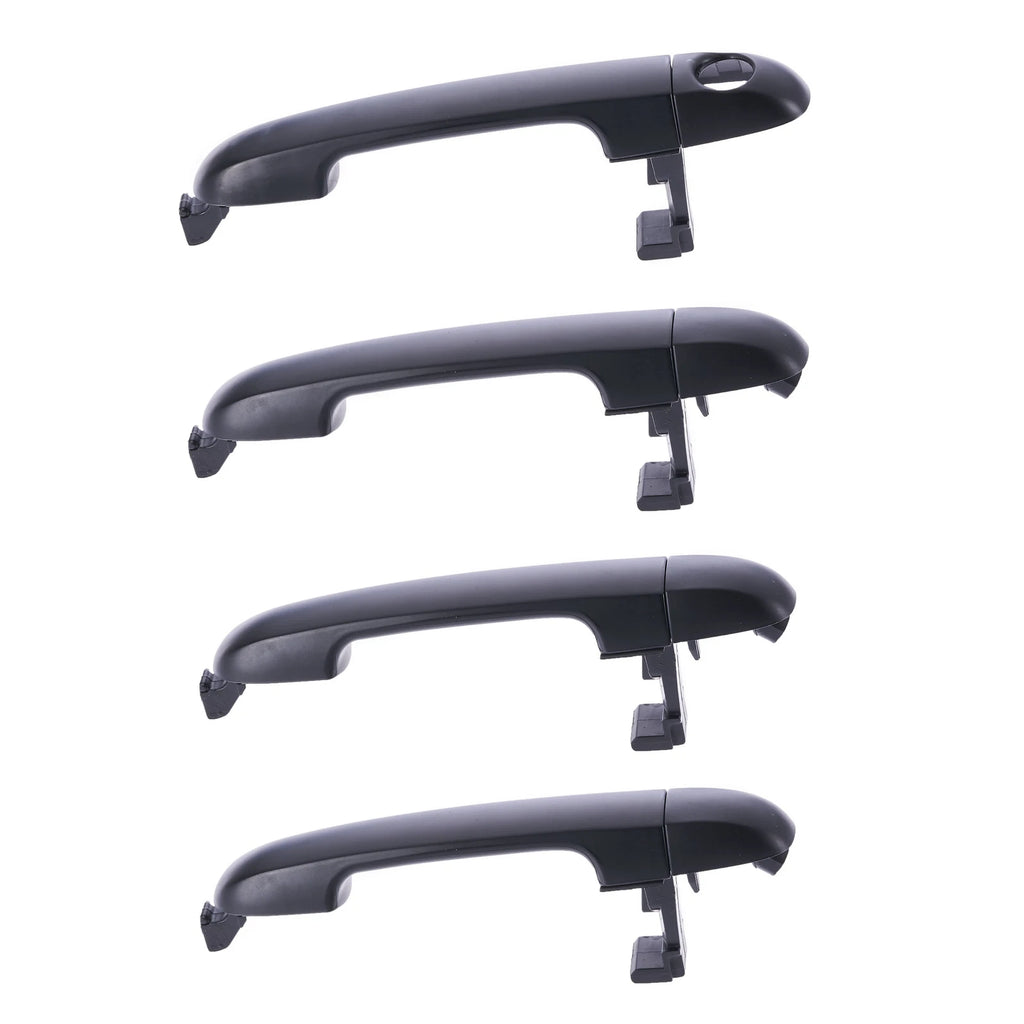 4pc Front & Rear Right+ Left Outside Door Handles Black for Hyundai i30 FD 07-12