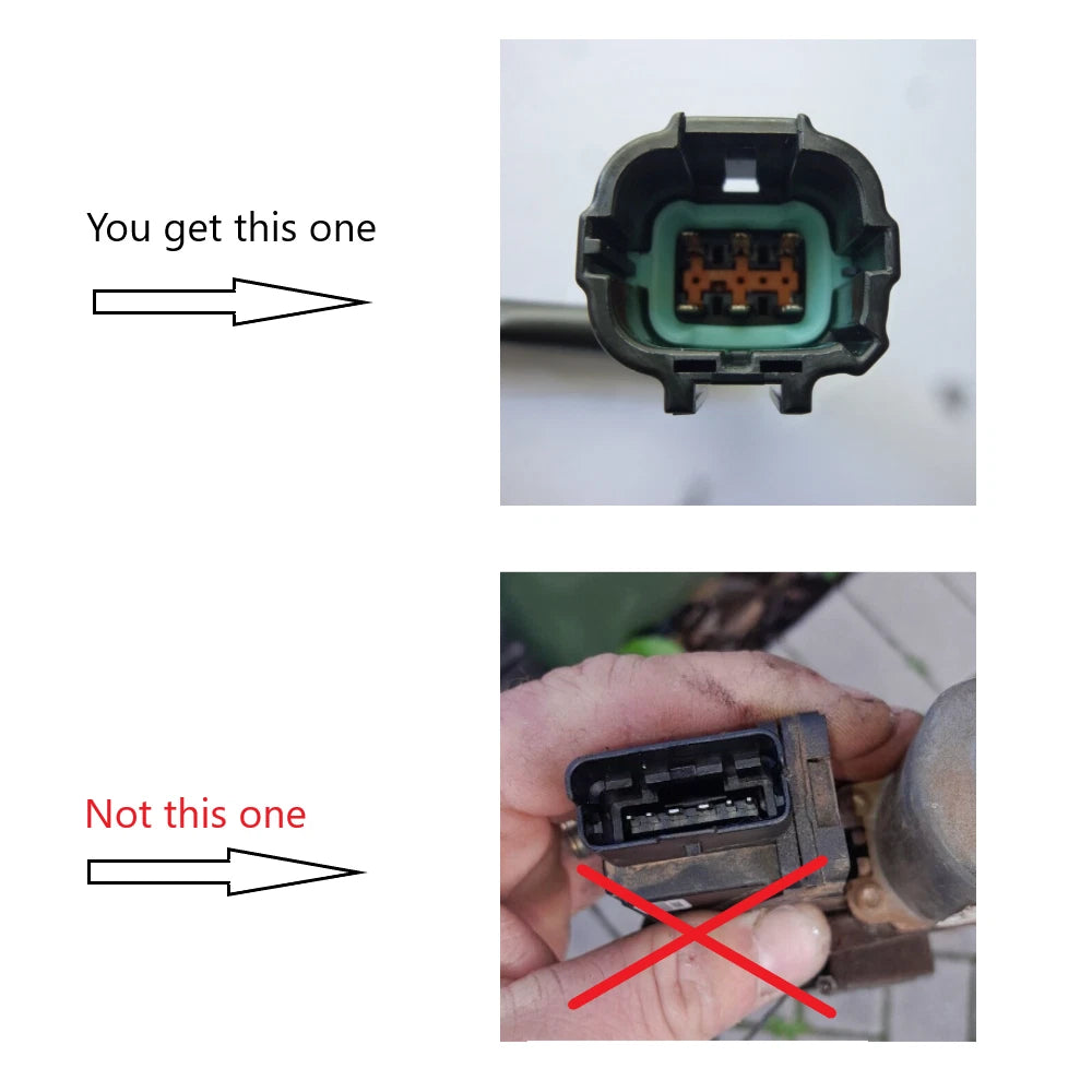 Front Right Window Regulator Motor 6Pin SQR Plug For Nissan Pathfinder R51 05-13