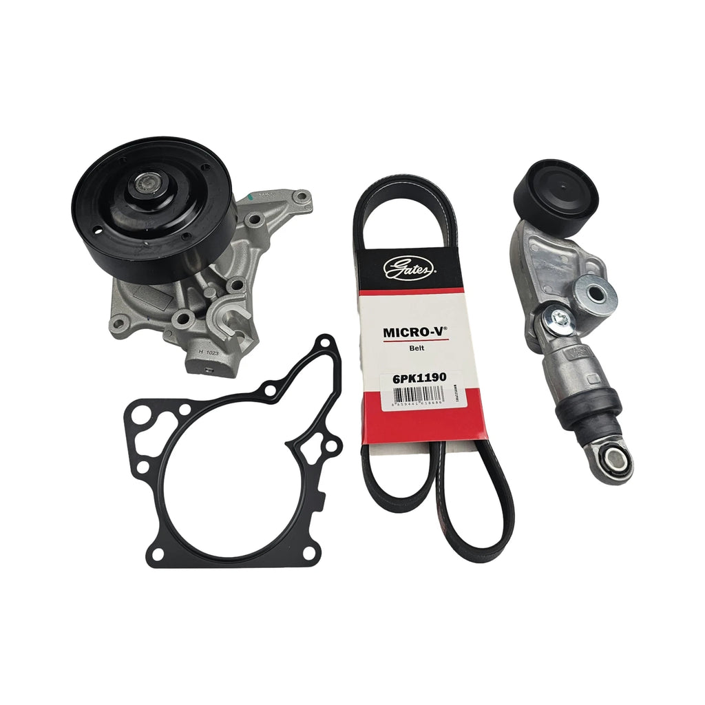 Drive Belt Tensioner & Water Pump Kit For Mazda CX-5 KE KF Mazda 3 6 GJ GL 2.2L