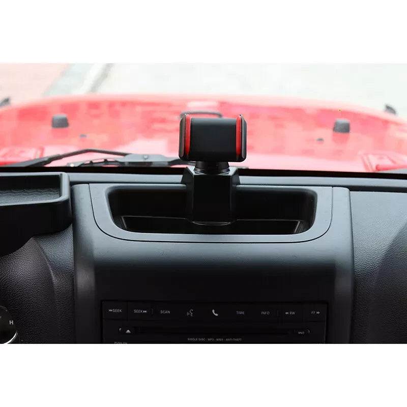 Car Cell Phone Holder Mount Rotatable Mount For Jeep Wrangler JK 2011-2017