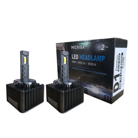 2x D1R D1S HID to LED Headlight Bulb Globe 12V 35W 4000LM E13/CE 6500K Canbus