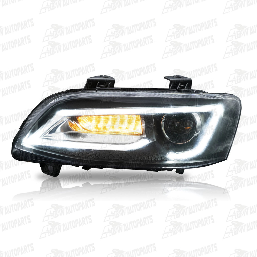 Fit Holden VE Commodore Series 1 & 2 LED DRL Headlights Sequential Indicator