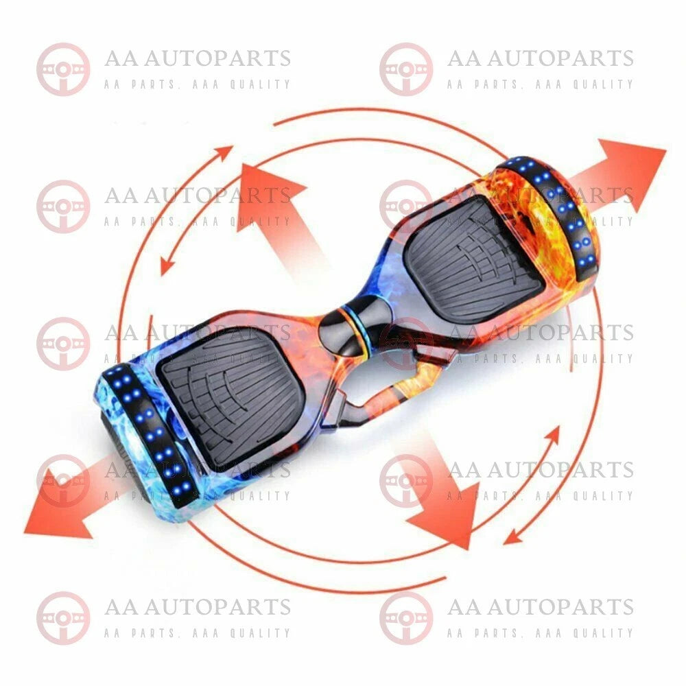 Hoverboard Scooter Self Balancing Electric Hover Board Skateboard Black 60cm