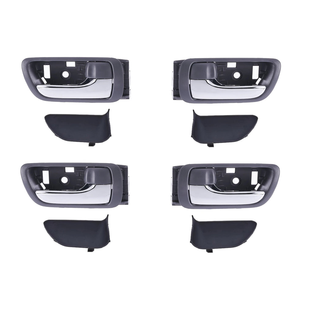 4pc Set Left Right Front R Rear Chrome Inner Door Handle for Toyota Camry CV 36