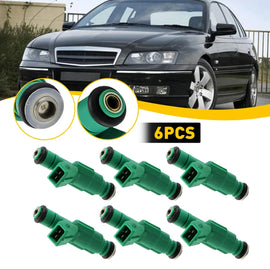 FOR HOLDEN 3.8L V6 280155777 STANDARD VT/X/Y/S/6/N/R INJECTORS SERVICED GREEN