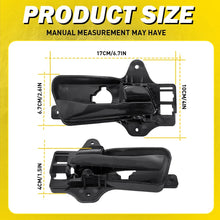 Load image into Gallery viewer, 1/2x Chrome Front Right Left Inner Interior Door Handle for Hyundai i30 FD NEWA