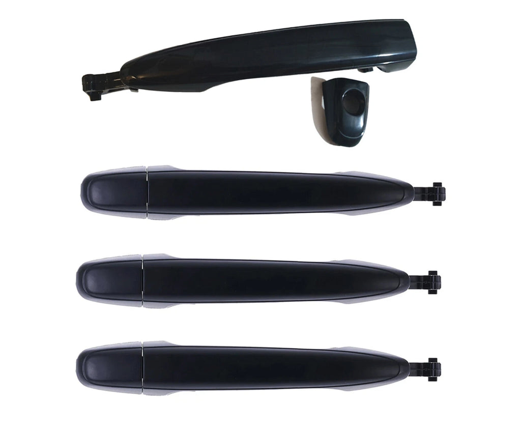 Door Handle Outer for Toyota Landcruiser Prado J120 02-09 Set 4 Black FRONT REAR