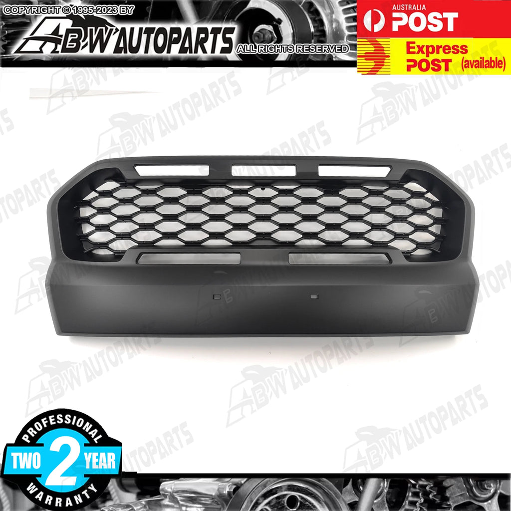 Front Grill Style Matte Black Mesh for Ford Ranger PX2 (PX3 Wildtrak) 2015-2022