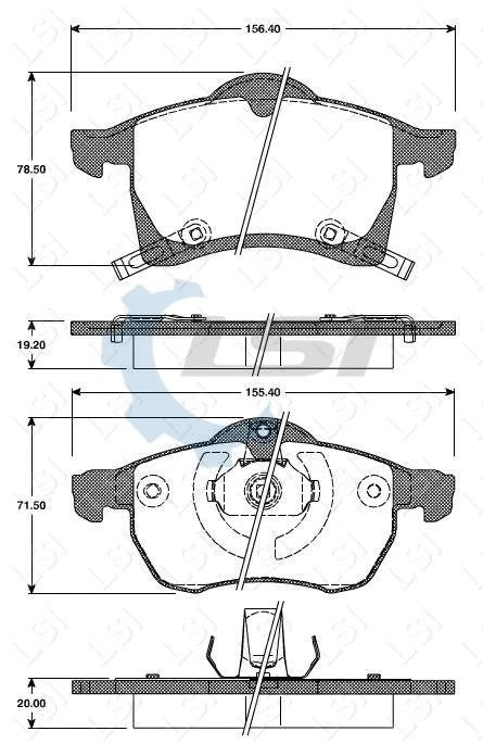 Front Brake Pads and Disc Rotors set for Holden ASTRA 1.8L 2.2L AH 2004-2010