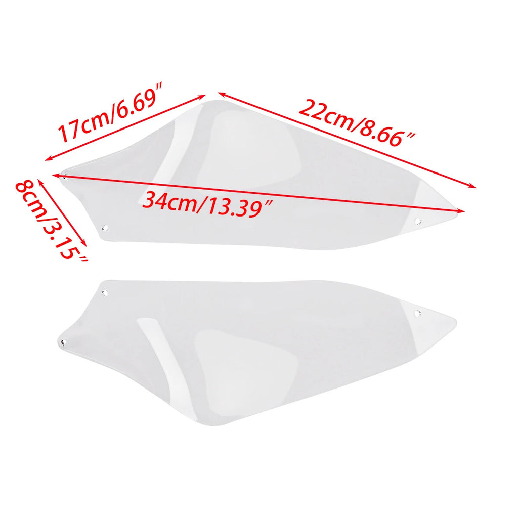 Pair Side Spoiler Wind Deflector Fairing Cover For Ducati DesertX Desert X 22-23
