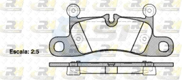 Rear Brake Pads +Sensors and Disc Rotors Set for Volkswagen TOUAREG 7P 2010-on