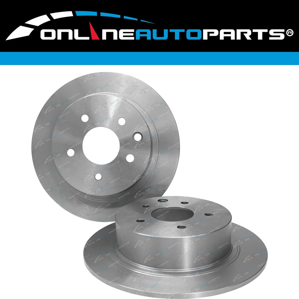 Rear Disc Brake Rotors + Pads for Toyota Kluger GSU40 GSU45 V6 3.5L 2007~2014