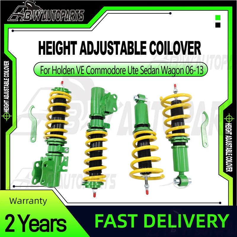 Height Adjustable Coilover Struts for Holden VE Commodore Sedan Wagon Ute