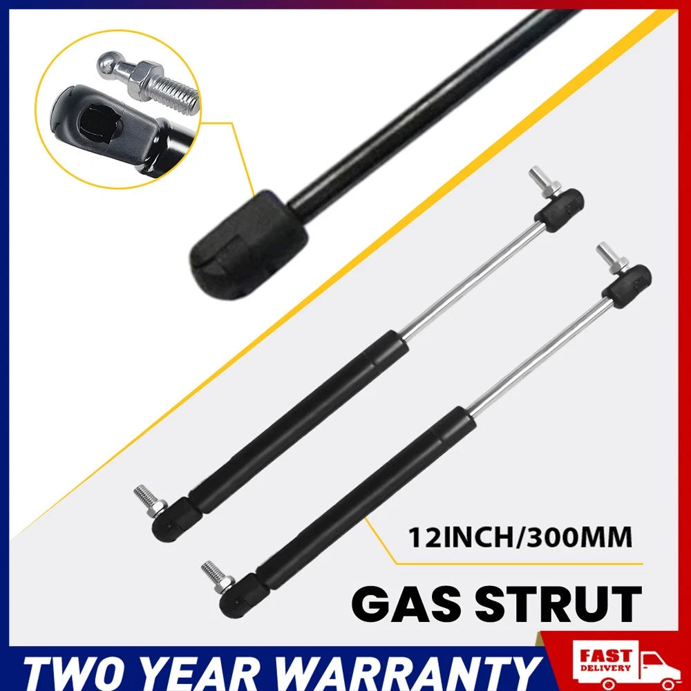 2PCS 8mm Shaft 300mm 200N Gas Strut Caravan Canopy Trailer Truck Toolbox Spring