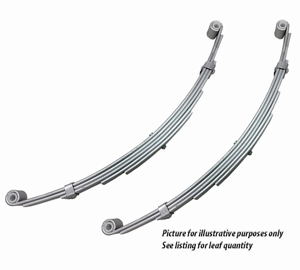 4 Leaf Eye to Eye Springs Trailer Parts One Pair Dacromet Galvanised 1100kg pair