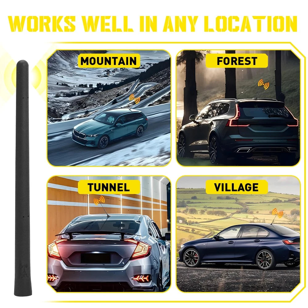 2x For Ford Falcon FG XR6 XR8 Ute 7" Antenna Aerial Mast AM/FM Signal Radio AU