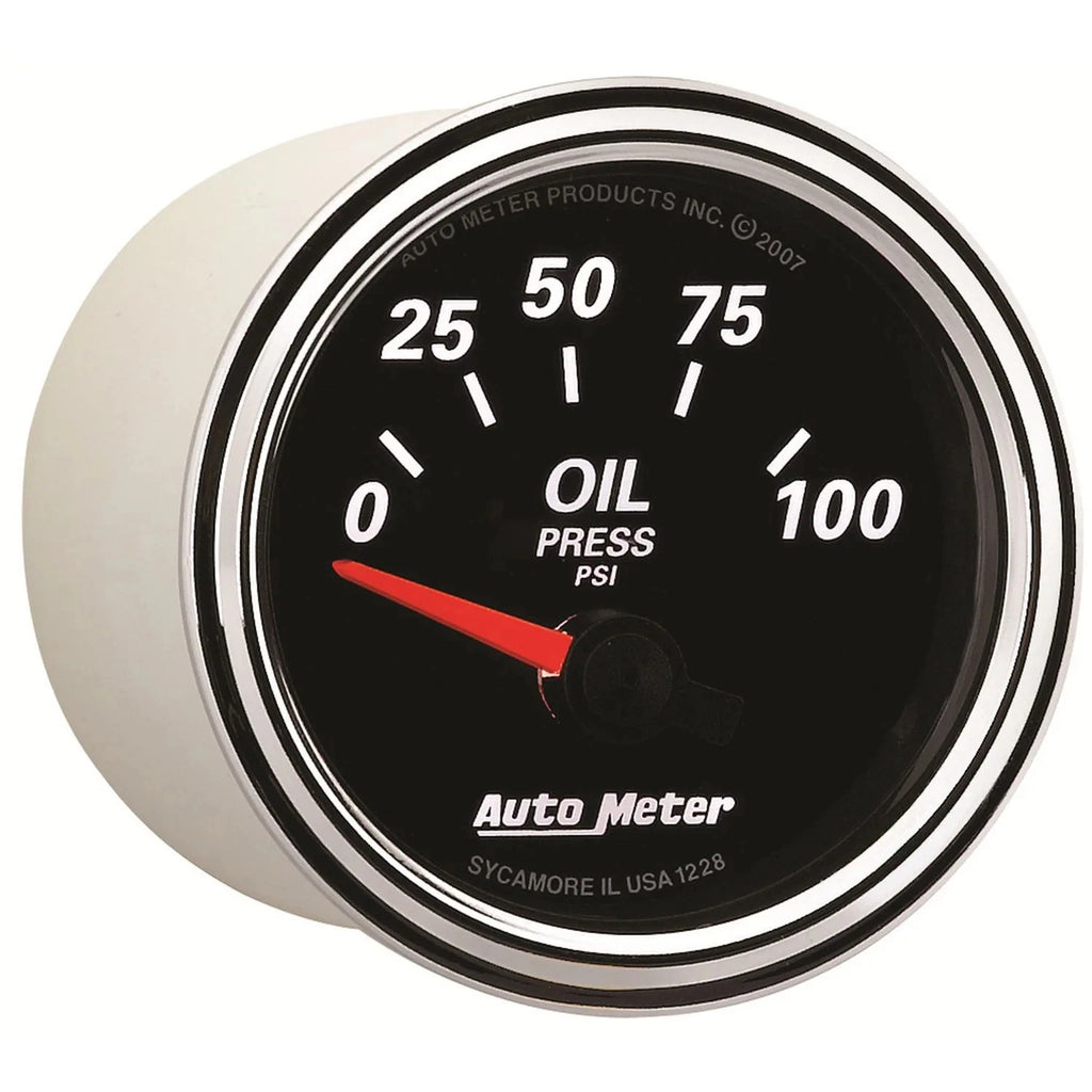 AutoMeter Designer Black II Oil Pressure AU1228