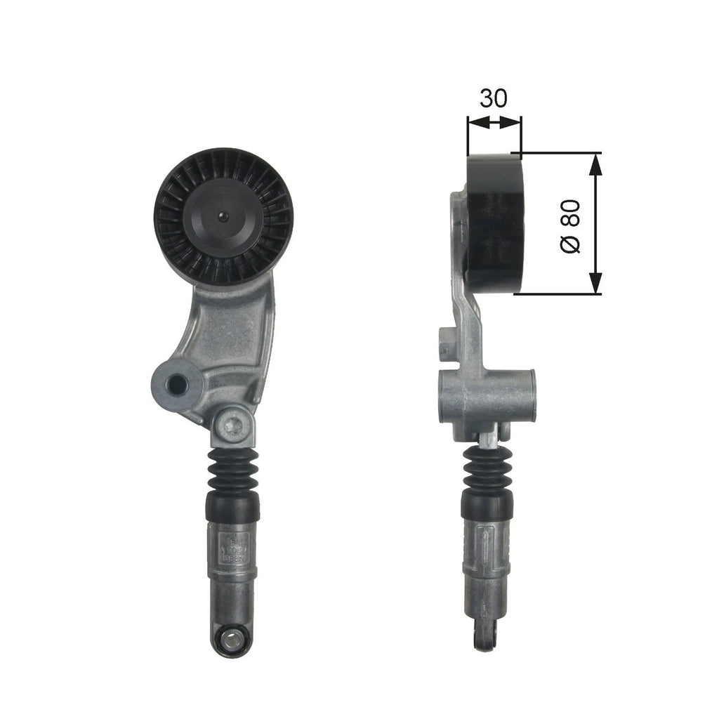 Gates Drive Belt Tensioner for Subaru Forester, Outback 2.0L Diesel EE20 EE20Z 3