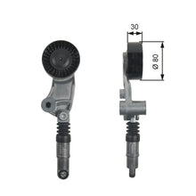 Load image into Gallery viewer, Gates Drive Belt Tensioner for Subaru Forester, Outback 2.0L Diesel EE20 EE20Z 3