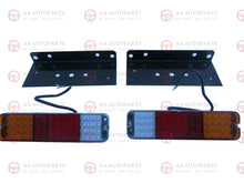 Load image into Gallery viewer, Universal Ute Tray back Trailer Led Tail Light Pair With Bracket &amp; 2 Relays