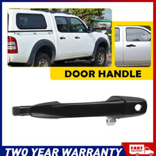 Load image into Gallery viewer, 1x Front Right Driver Outer Door Handle Smooth Black for Ford Ranger PJ PK 06-11