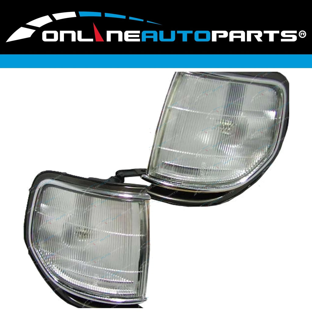 LH+RH Corner Park Lights Pair for Toyota Landcruiser 80 Series 1990-1997 L+R Set