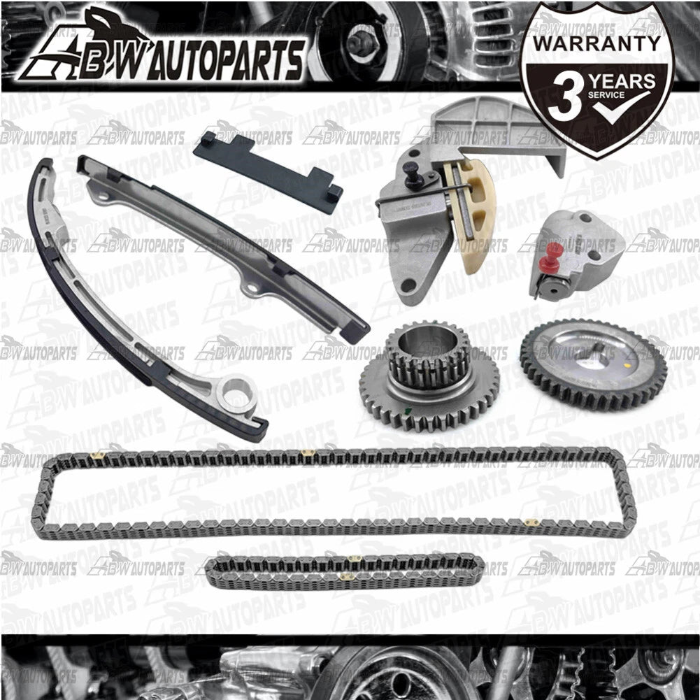 Timing Chain Kit Fit for Nissan QR25DE XTrail X-Trail 2.5L T30 03-07 Guide Gear
