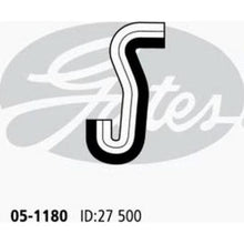 Load image into Gallery viewer, Gates 05-1180 black rubber radiator hose for automotive coolant systems