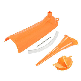 3 PCS Orange Primary Oil Fill Funnel+Drip Free Oil Filter Set For Harley Dyna ST