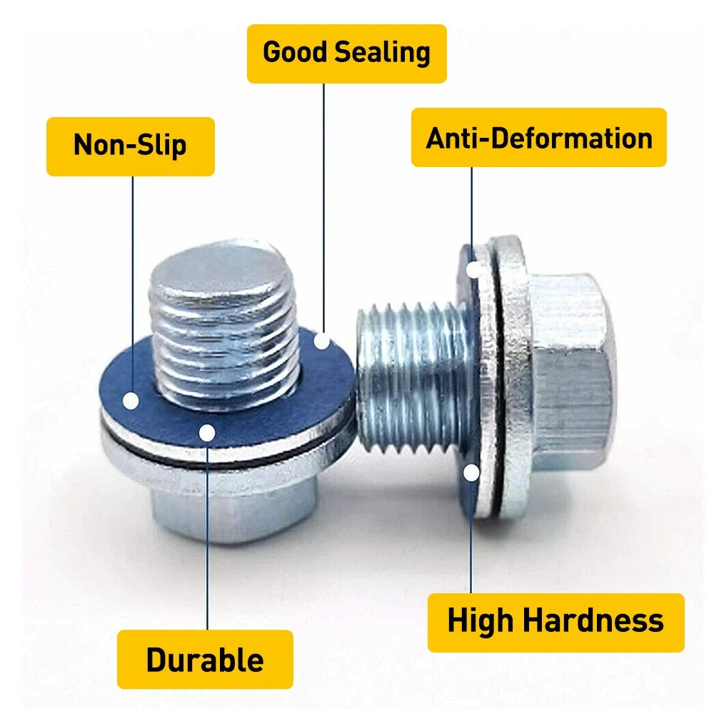 10x Oil Drain Sump Plug Washers Gasket 12mm Hole For Toyota Lexus 90430-12031 AU