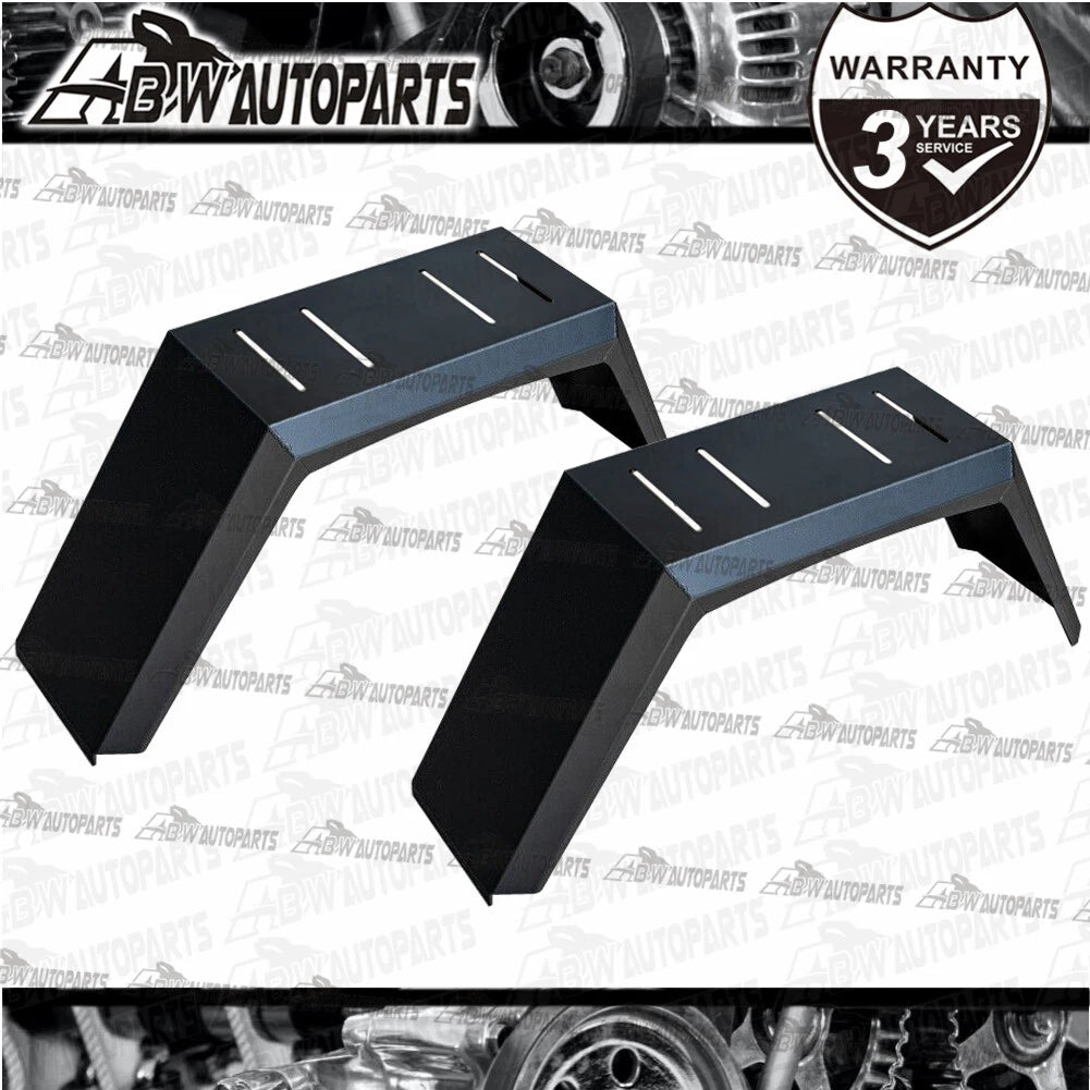 Pair Of Quality Steel 4x4 4WD Wheel Arch Mud Guard 3mm Thick Flat Plate