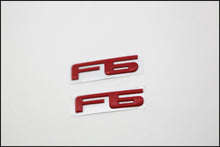 Load image into Gallery viewer, 2 X F6 DECAL BADGE SUIT FORD BA/BF/FG FPV/FALCON/XR6/XR8/FALCON/SEDAN/UTE/TURBO