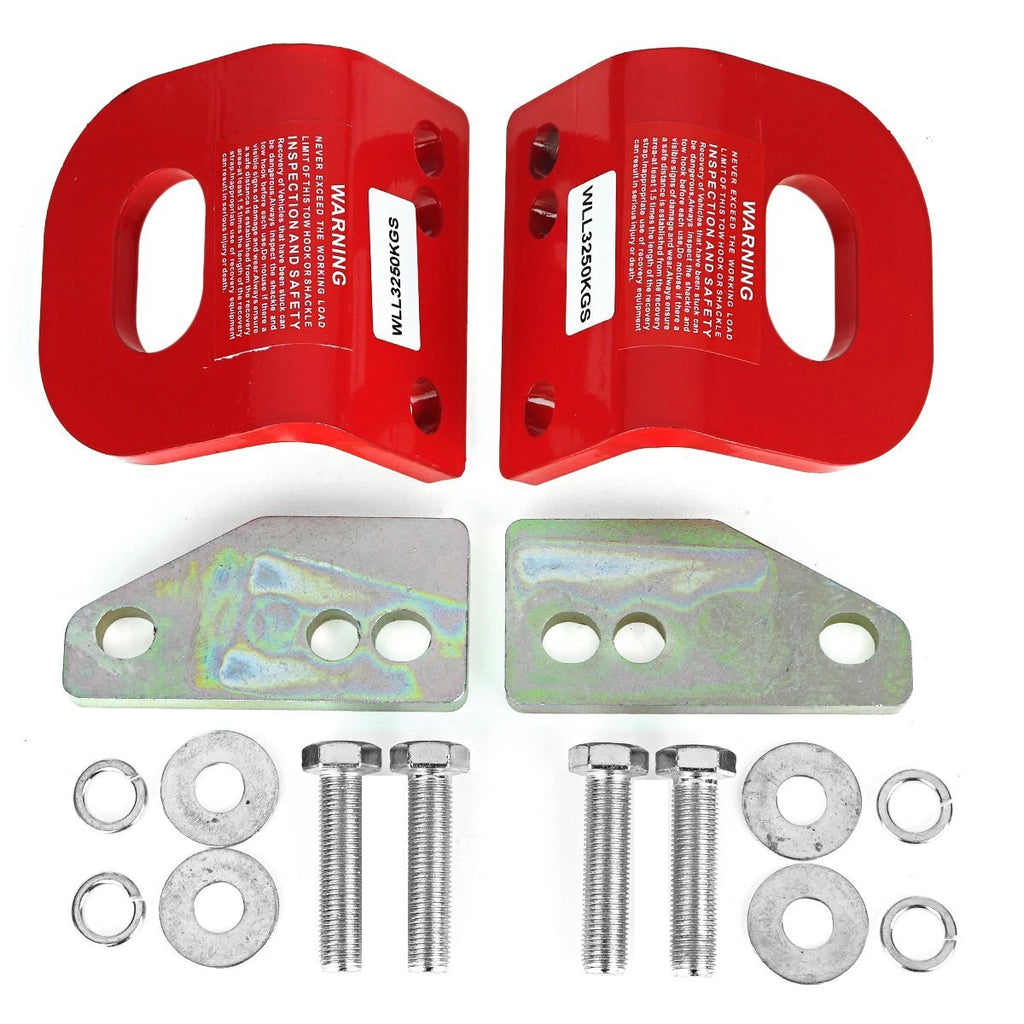 Recovery Tow Point Kit Heavy Duty 3250KG Hitch For Nissan Navara D22 H/D Pair AU