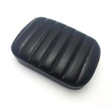 Load image into Gallery viewer, Black Motorcycle Pillion Seat Pad w/ 8 Suction Cups for Harley Chopper