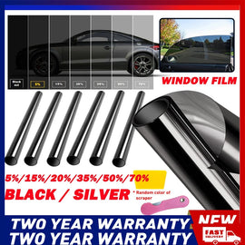 Ceramic Window Tint for Cars: 5%, 15%, 20%, 30%, 35% Black Silver 50CM 3M AU A